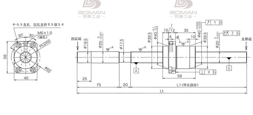 KURODA HG2060QS-BEZR-1000A 日本黑田丝杆是什么材料