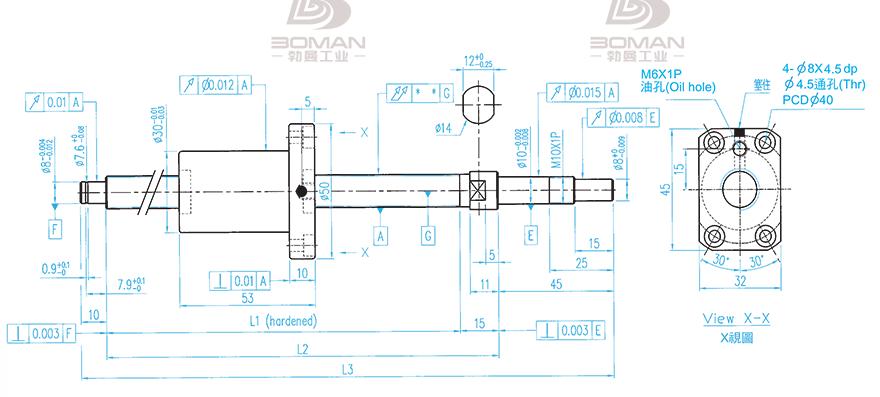 TBI XSVR01210B1DGC5-280-P1 tbi滚珠丝杆3d尺寸下载
