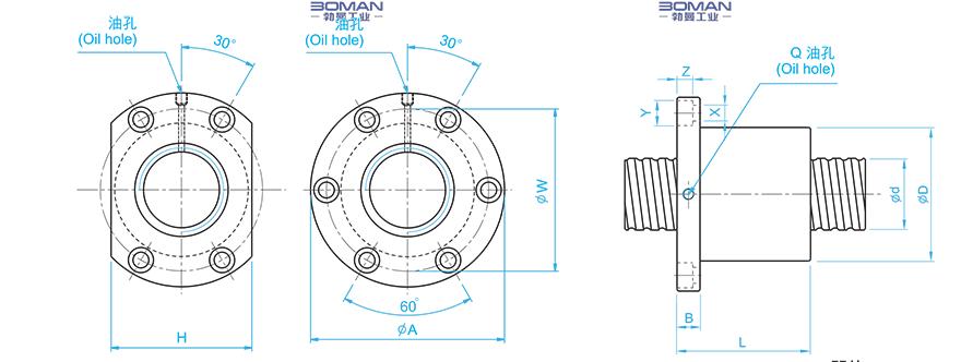 TBI SFV02004-4.8 tbi滚珠丝杠凡尘圈